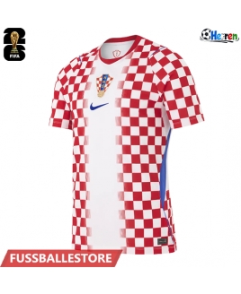 Günstige Kroatien Heimtrikot WM 2026 Kurzarm